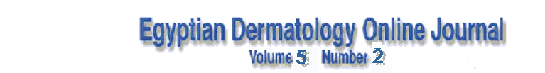 Egyptian Dermatology Online Journal, Volume 5 Number 2